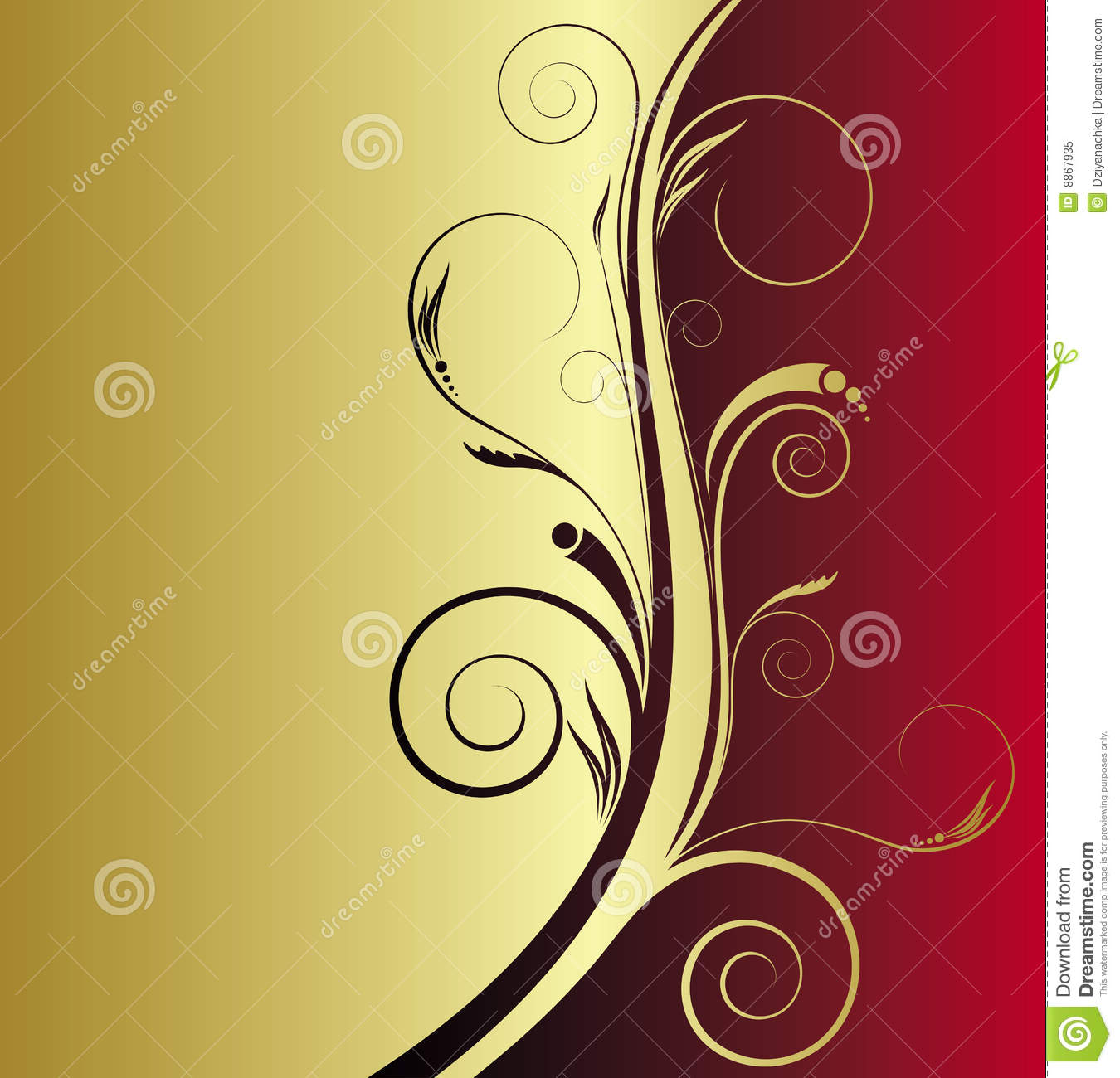 Detail Gold And Red Background Design Nomer 22