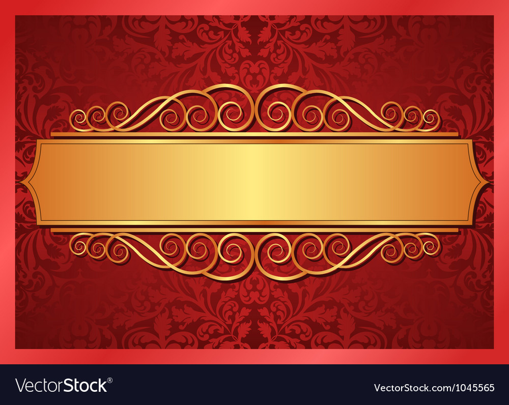 Detail Gold And Red Background Design Nomer 24