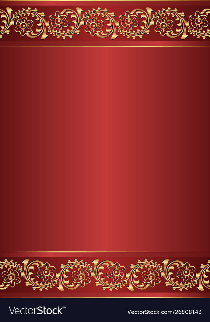 Detail Gold And Red Background Design Nomer 29