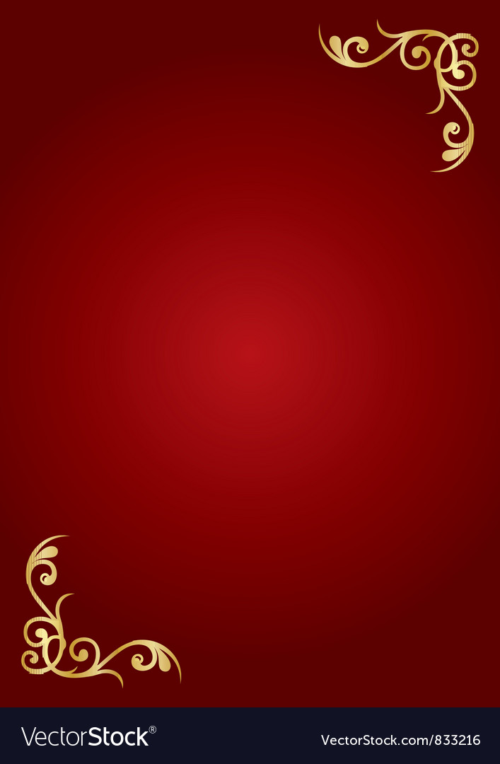 Detail Gold And Red Background Design Nomer 5