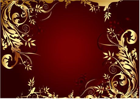 Detail Gold And Red Background Design Nomer 53