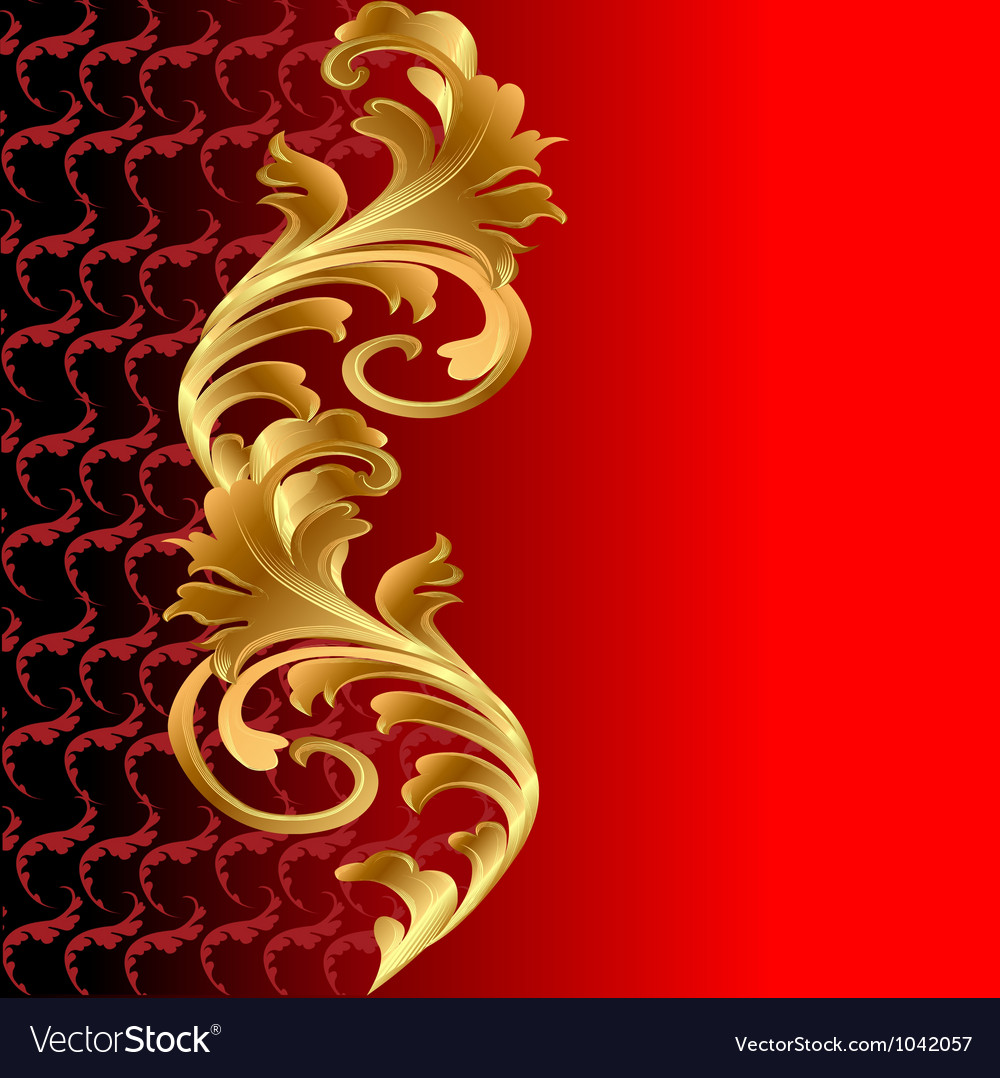 Detail Gold And Red Background Design Nomer 10