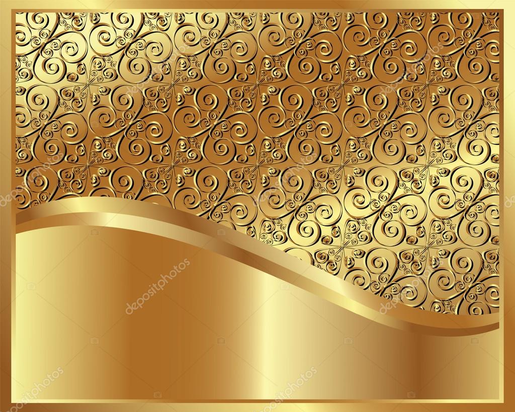 Detail Gold Background Vector Free Download Nomer 25