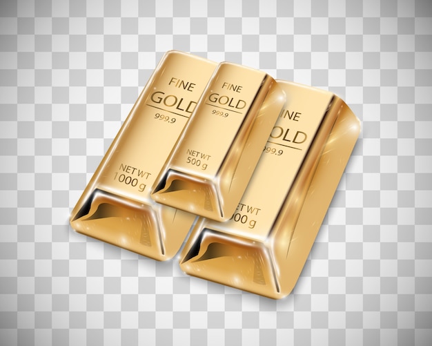 Detail Gold Bars Transparent Nomer 52