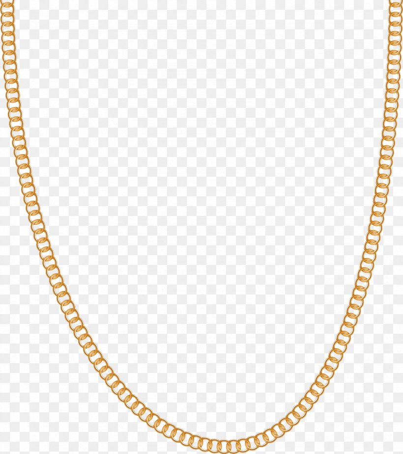 Detail Gold Chain Necklace Png Nomer 14