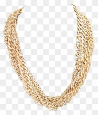 Detail Gold Chain Necklace Png Nomer 31