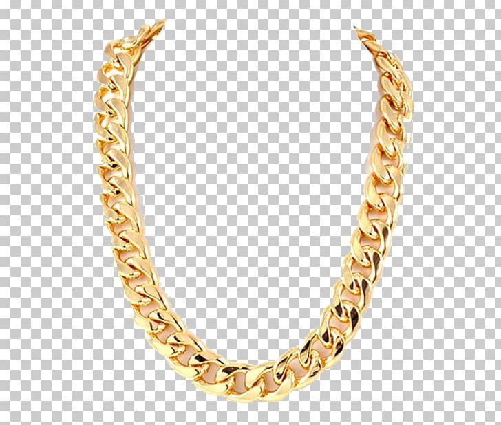 Detail Gold Chain Necklace Png Nomer 6