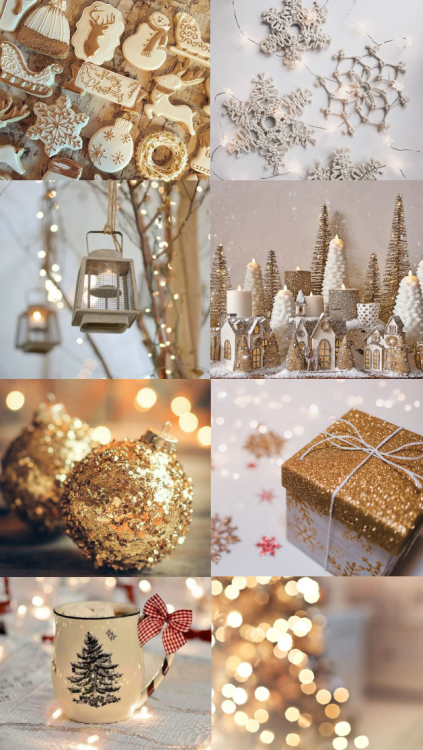 Detail Gold Christmas Wallpaper Nomer 30