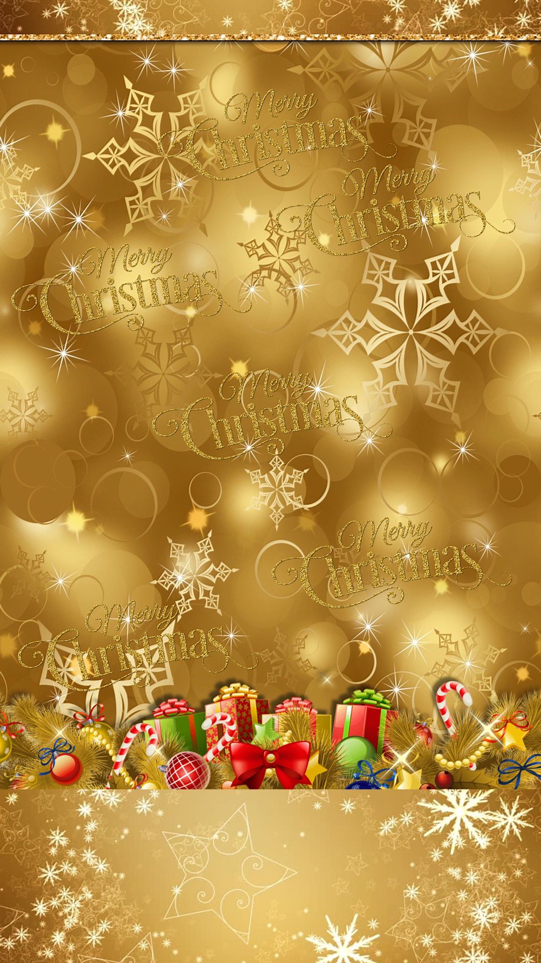 Detail Gold Christmas Wallpaper Nomer 7