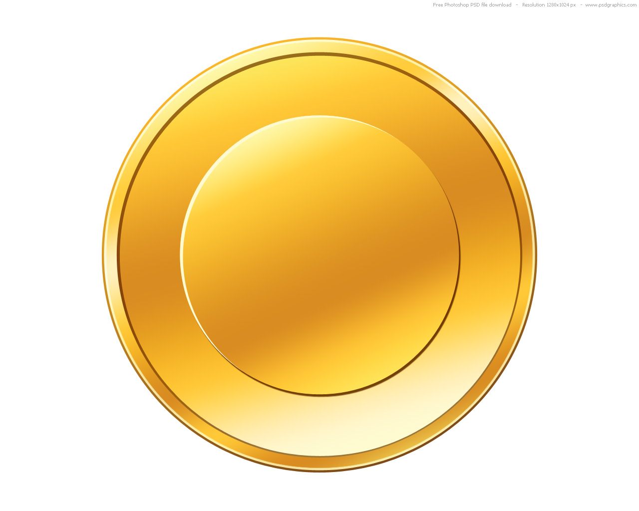 Gold Coin Logo - KibrisPDR