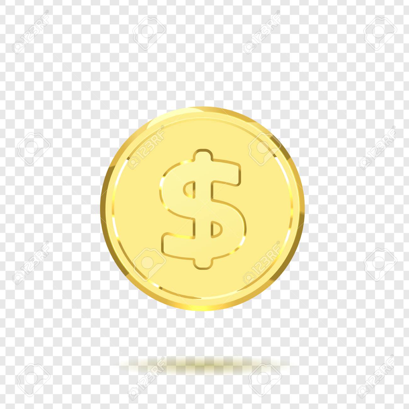 Detail Gold Coin Transparent Background Nomer 41