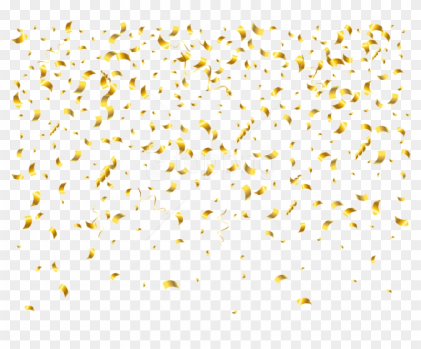 Detail Gold Confetti Transparent Png Nomer 11