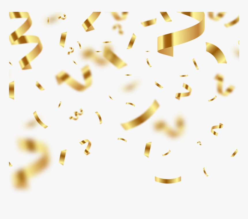 Detail Gold Confetti Transparent Png Nomer 27