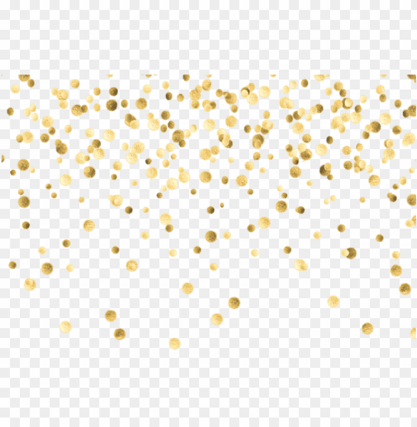 Detail Gold Confetti Transparent Png Nomer 5