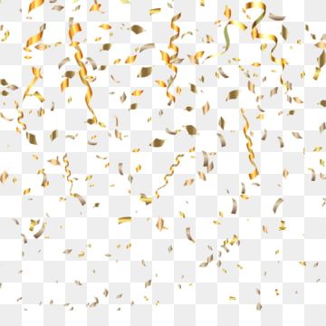 Detail Gold Confetti Transparent Png Nomer 41