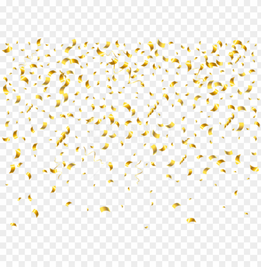 Detail Gold Confetti Transparent Png Nomer 10