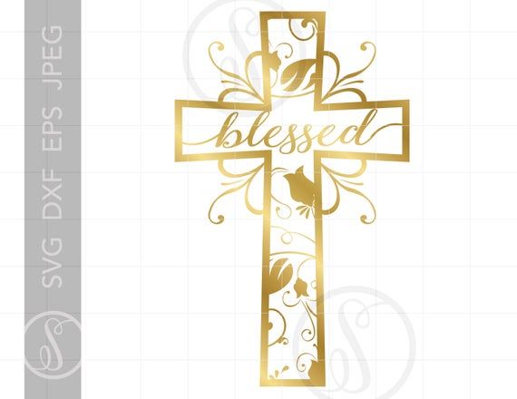 Detail Gold Cross Clipart Png Nomer 24