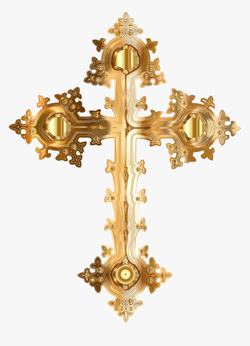 Detail Gold Cross Clipart Png Nomer 31