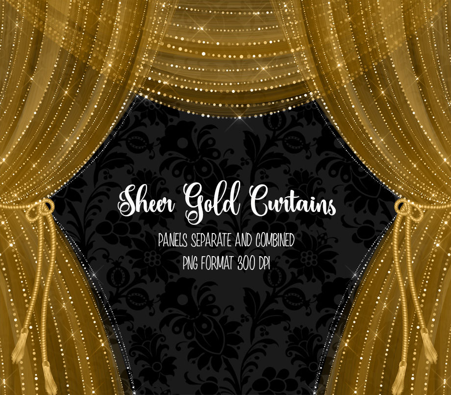 Detail Gold Curtain Png Nomer 26