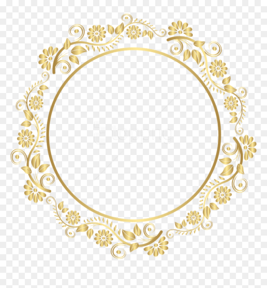 Detail Gold Frame Vector Png Nomer 32