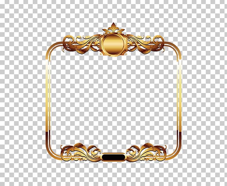 Detail Gold Frame Vector Png Nomer 55