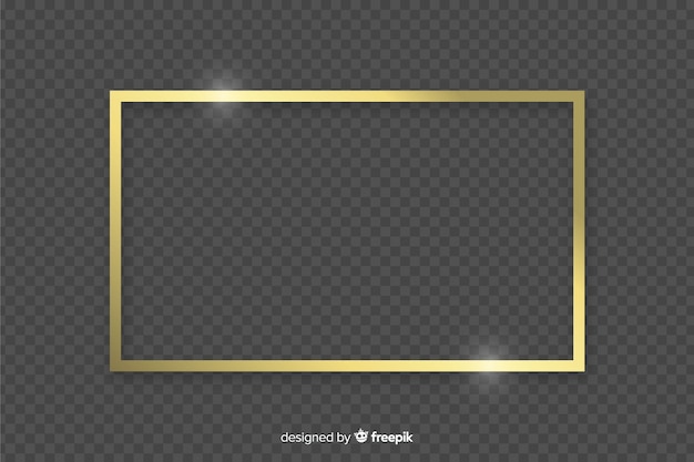 Detail Gold Frame Vector Png Nomer 8