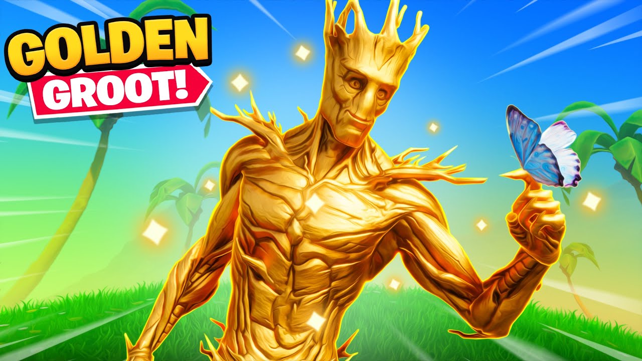 Gold Groot Fortnite - KibrisPDR