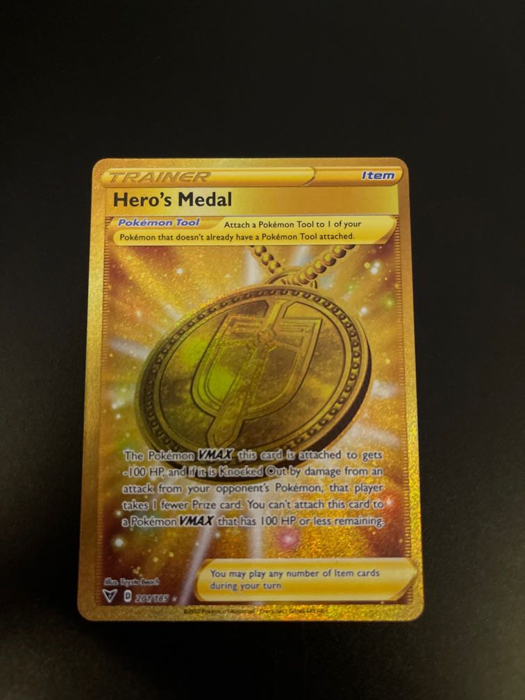 Detail Gold Heroes Medal Pokemon Card Nomer 29