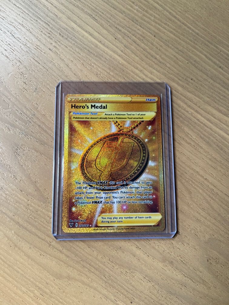 Detail Gold Heroes Medal Pokemon Card Nomer 32