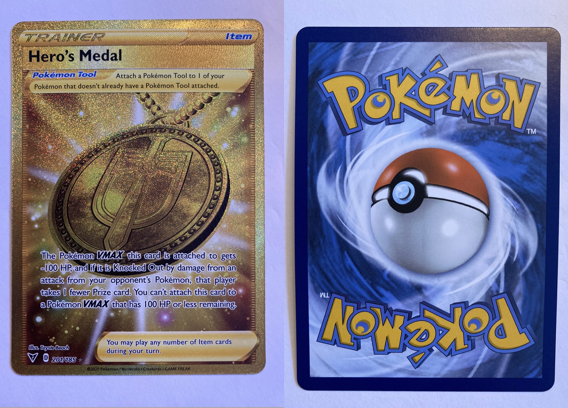 Detail Gold Heroes Medal Pokemon Card Nomer 44