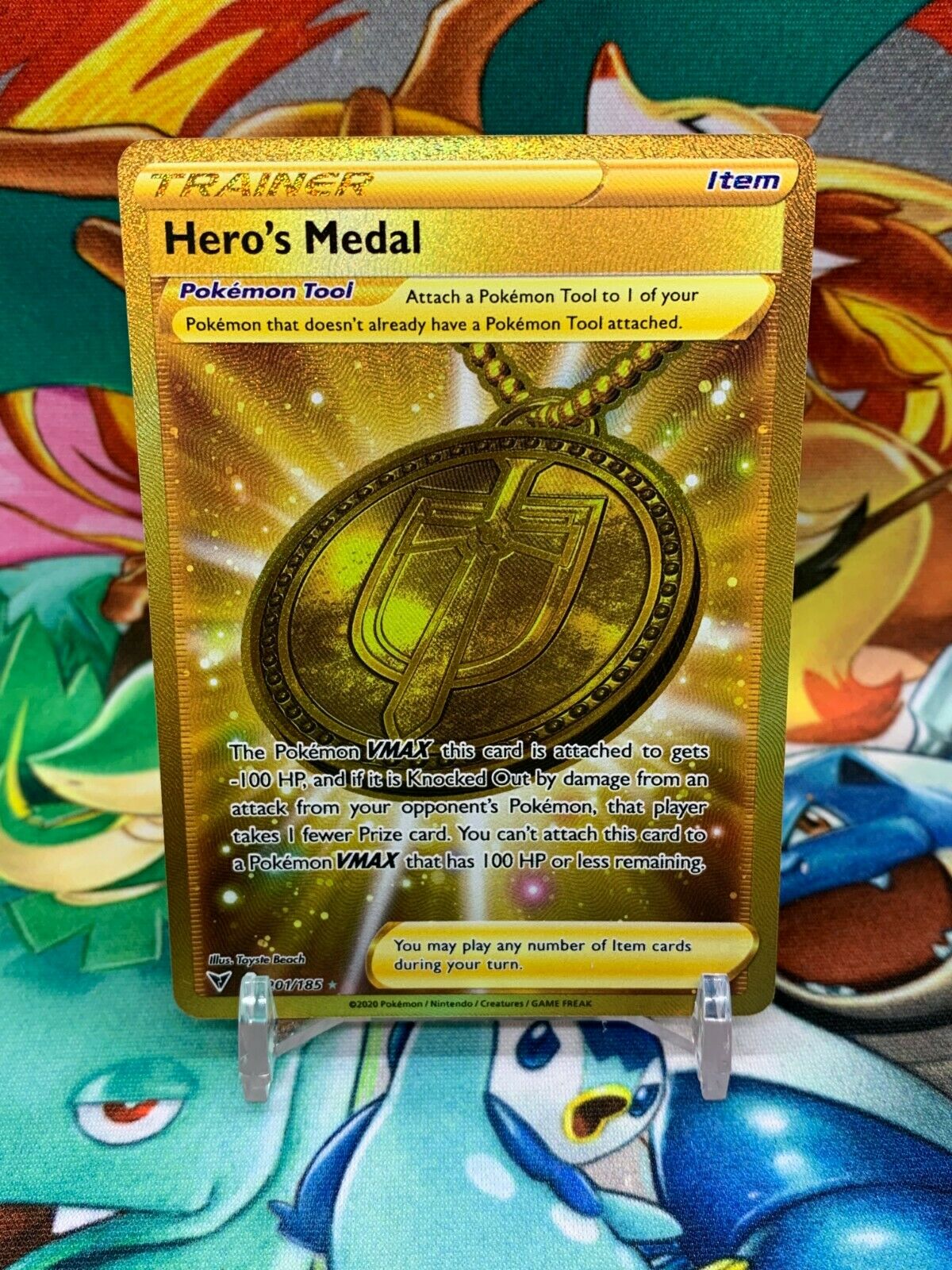 Detail Gold Heroes Medal Pokemon Card Nomer 45