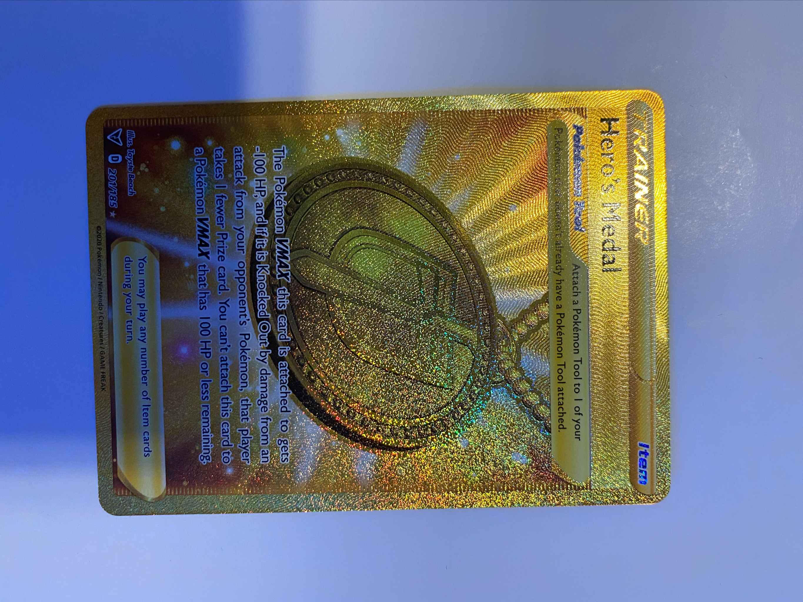 Detail Gold Heroes Medal Pokemon Card Nomer 9