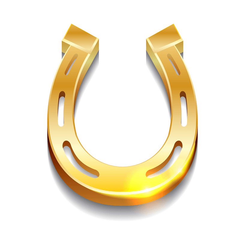 Detail Gold Horseshoe Clipart Nomer 17