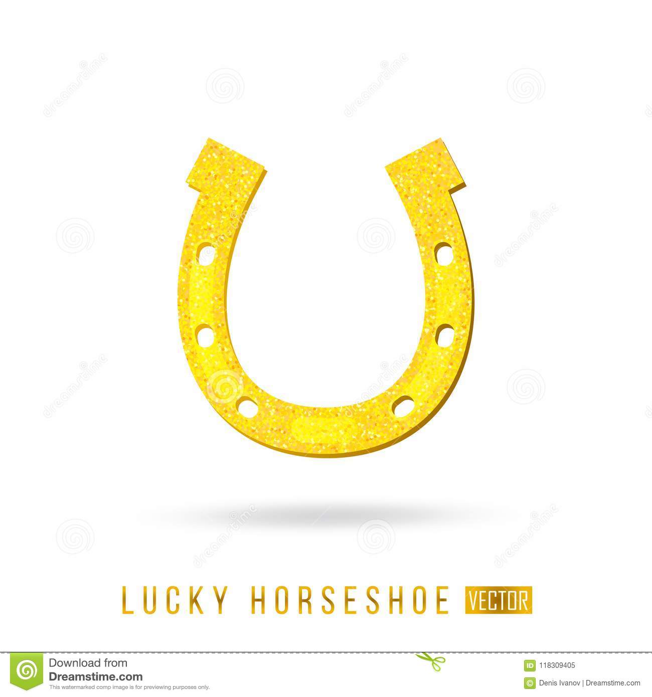 Detail Gold Horseshoe Clipart Nomer 29