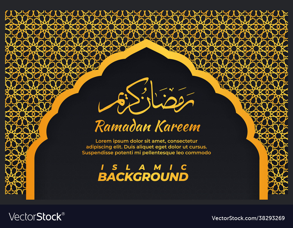 Detail Gold Islamic Background Nomer 25