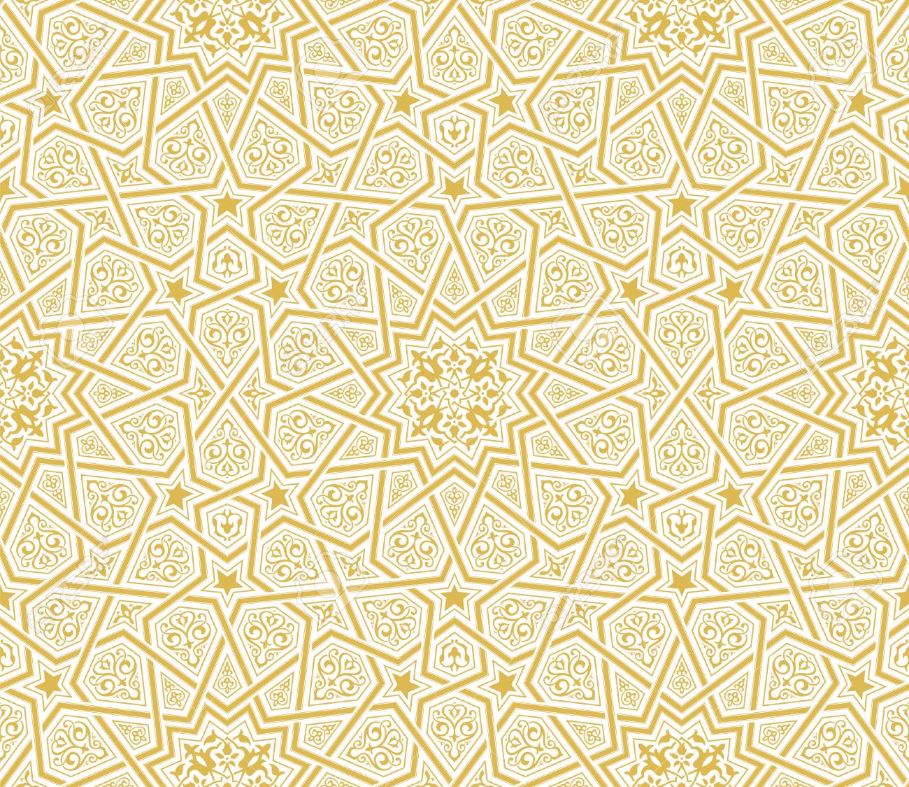 Detail Gold Islamic Background Nomer 30