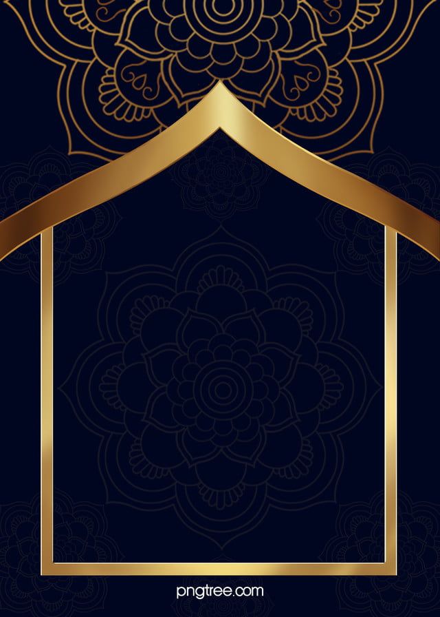 Detail Gold Islamic Background Nomer 5