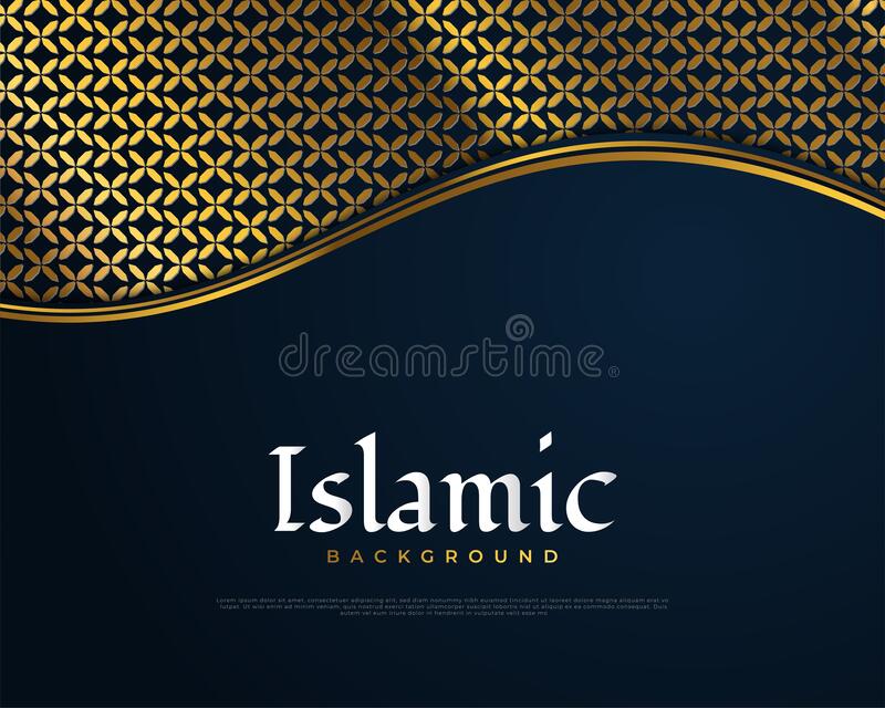 Detail Gold Islamic Background Nomer 48