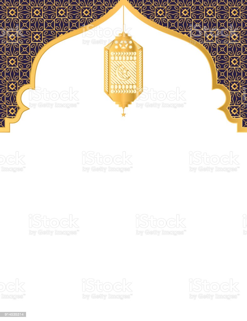 Detail Gold Islamic Background Nomer 51