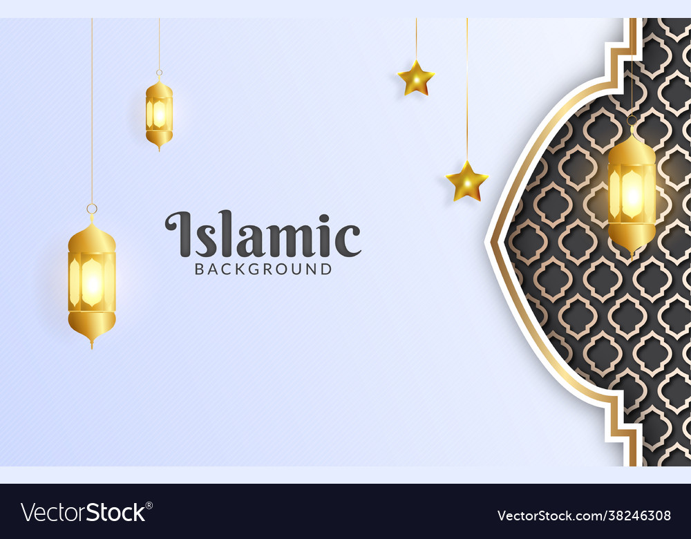 Detail Gold Islamic Background Nomer 55