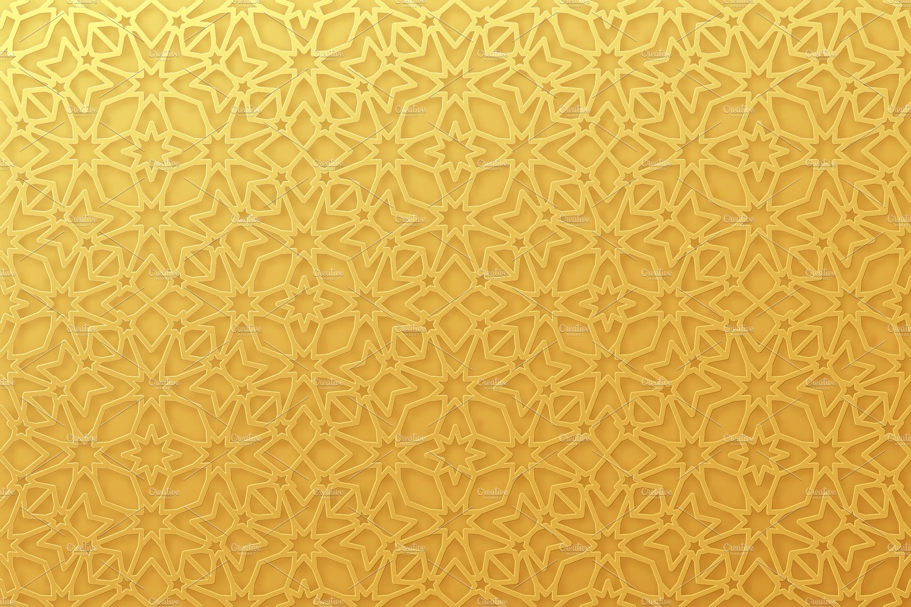 Detail Gold Islamic Background Nomer 10