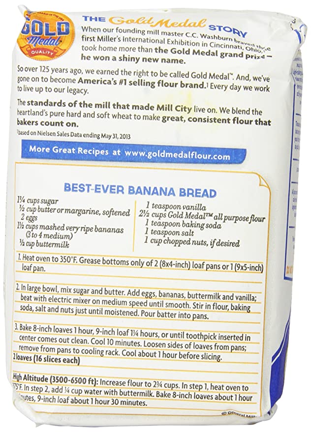 Detail Gold Medal Flour Banana Bread Nomer 13