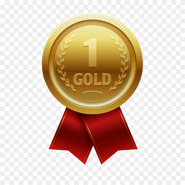 Detail Gold Medal Transparent Background Nomer 26