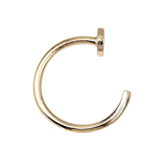 Detail Gold Nose Ring Png Nomer 15