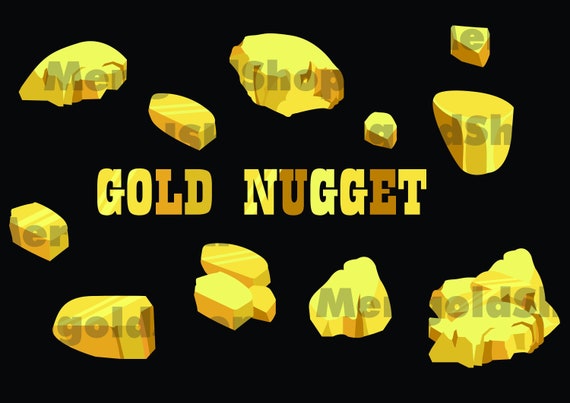 Detail Gold Nuggets Clipart Nomer 49