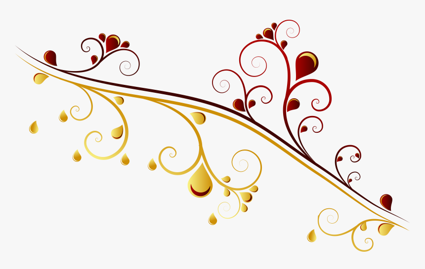 Detail Gold Ornament Vector Png Nomer 13