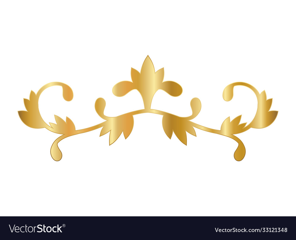 Detail Gold Ornament Vector Png Nomer 28