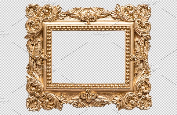 Detail Gold Picture Frames Png Nomer 45