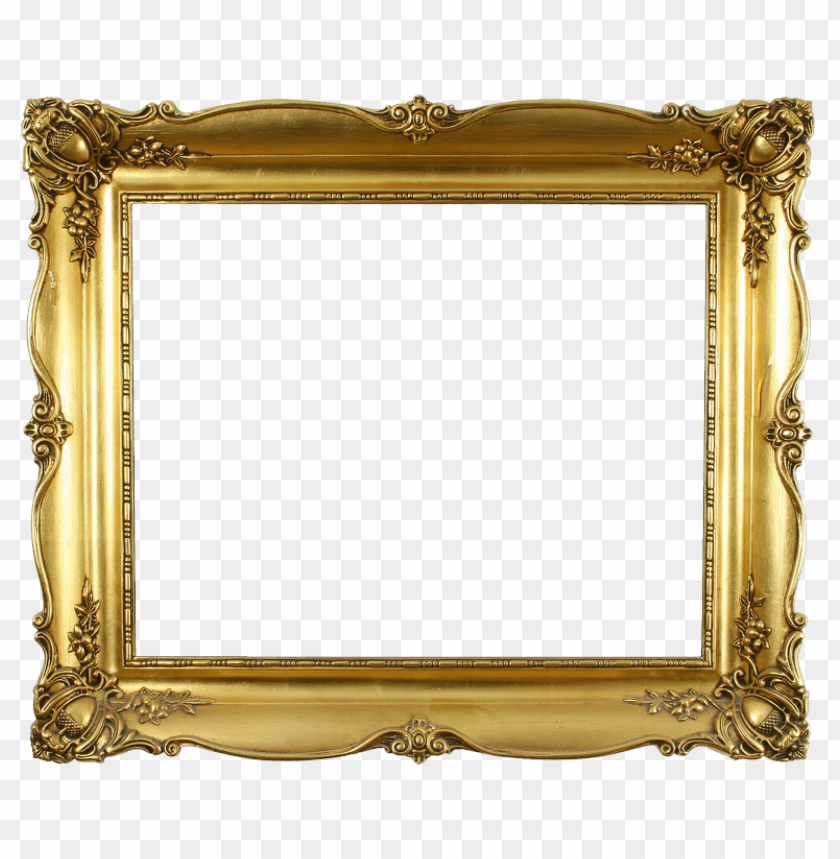 Detail Gold Picture Frames Png Nomer 7