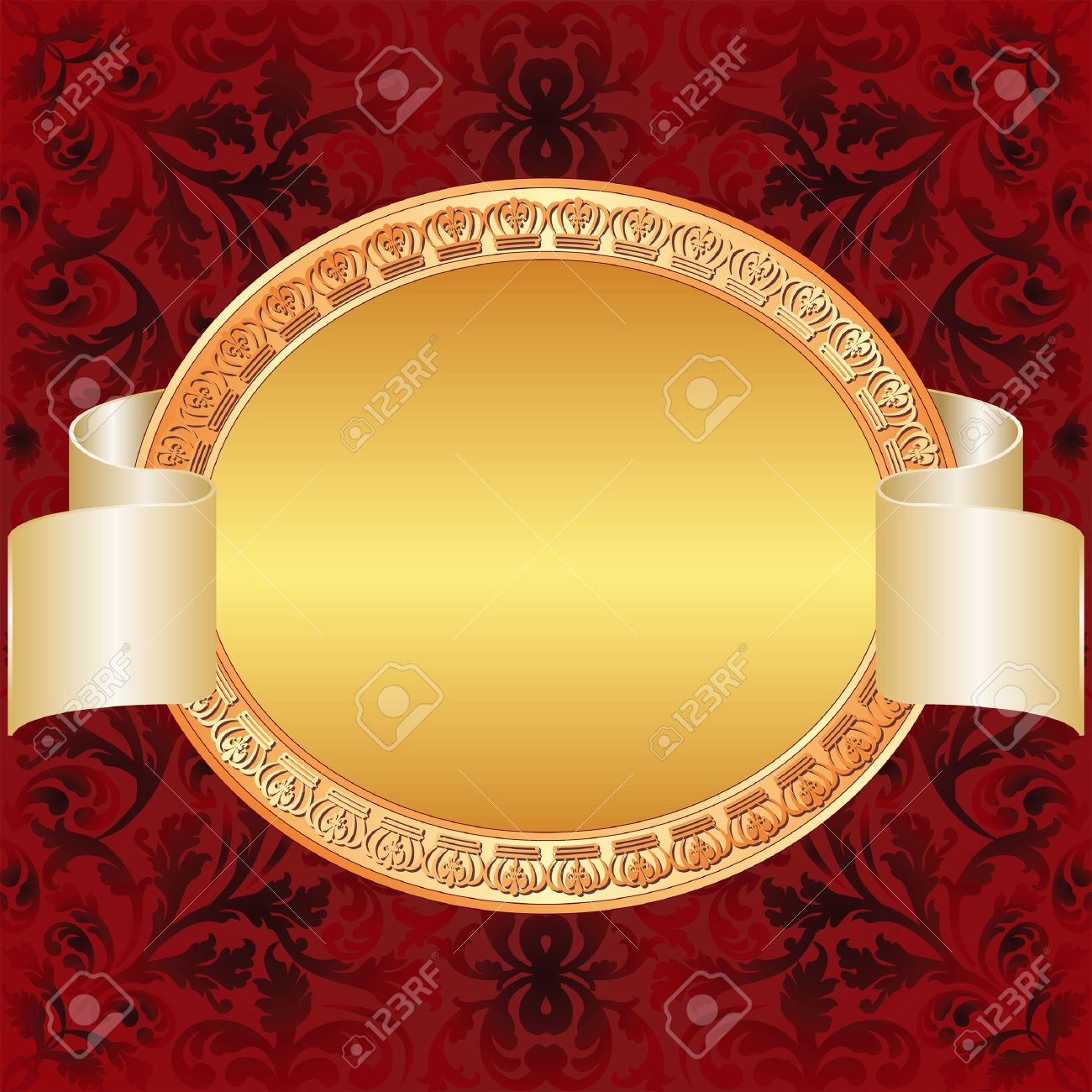 Detail Gold Red Background Nomer 20